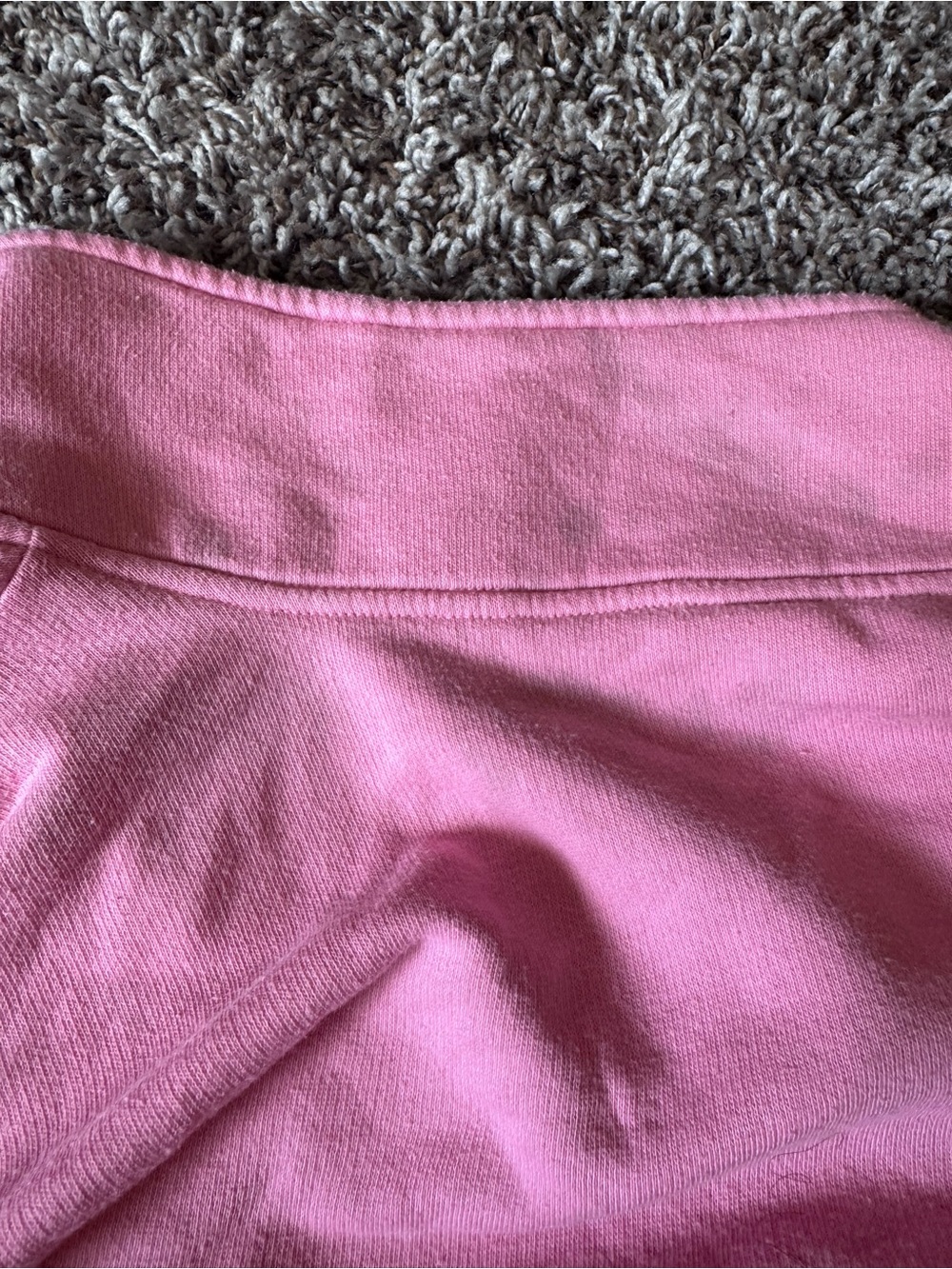 PINK Victorias Secret Fleece Pullover And Shorts Set Pink Lounge Outfit S M - Picture 16 of 16